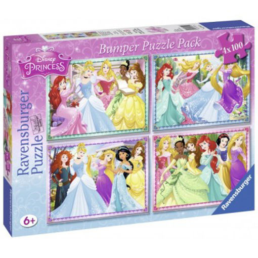 Picture of Disney Princess Puzzle 4-in-1 100pcs